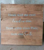 Schild, Hochzeit, Familie Bayern - Grettstadt Vorschau