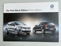 VW Polo Black Edition Silver Edition Typ 6R Autoprospekt Niedersachsen - Osnabrück Vorschau