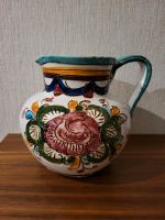 Wunderschöne Vintage Krug Bunte Handbemalte Kunst keramik Handarb Schleswig-Holstein - Wahlstedt Vorschau