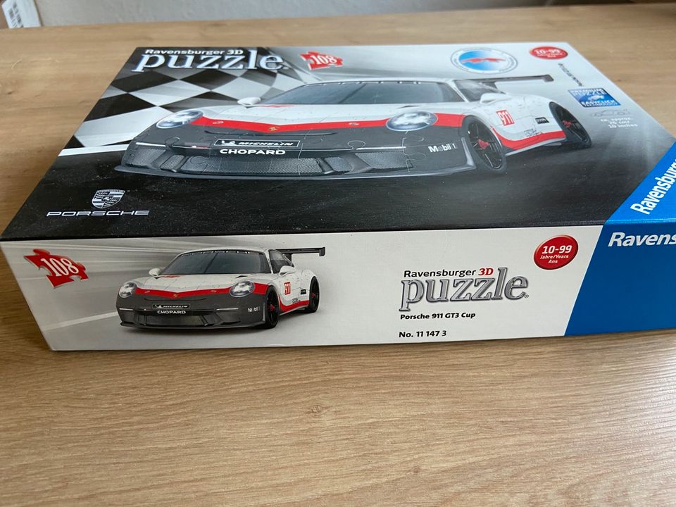 Porsche 911 GT3 Cup, 3D-Puzzle, 108 Teile Ravensburger in Horn-Bad Meinberg