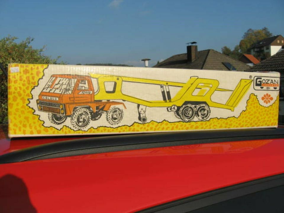 Coloso Autotransporter Gozan/Spanien Großmodell  Blechspielzeug in Neuenstein