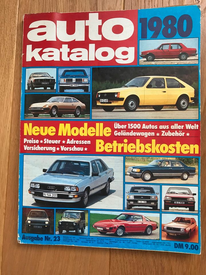 Autokatalog 1980 in Solingen