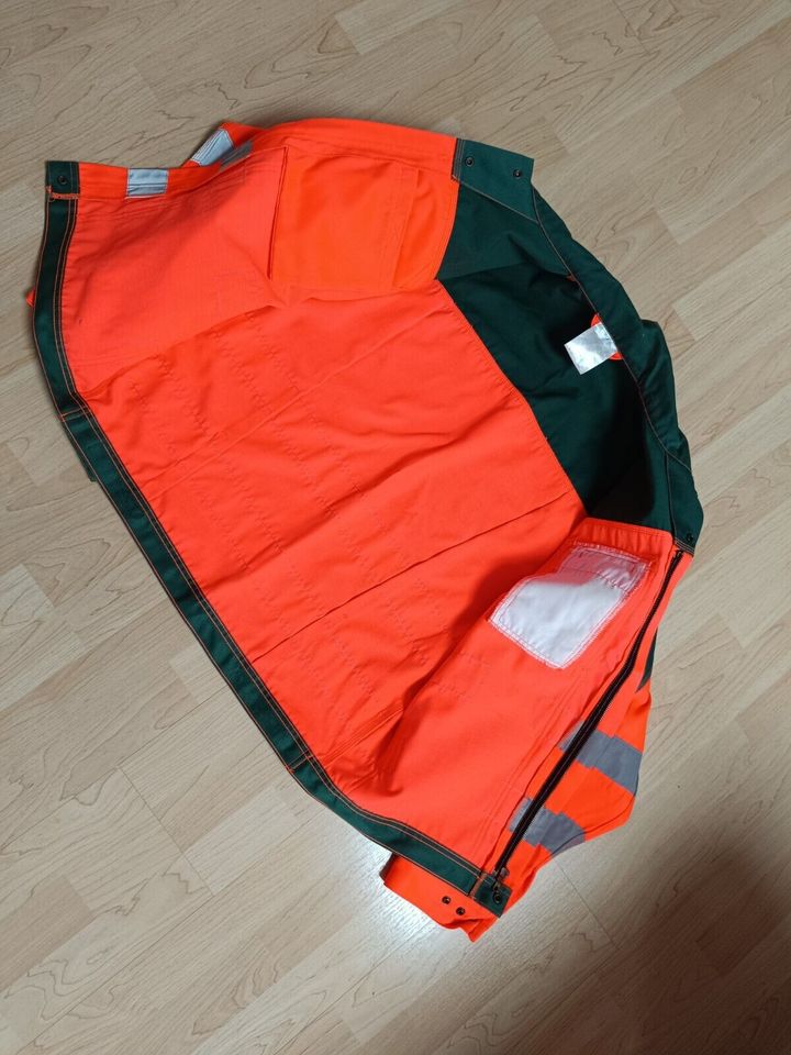 Warnschutzjacke, Jacke, Sicherheitsjacke in orange/grün in Rottenburg am Neckar