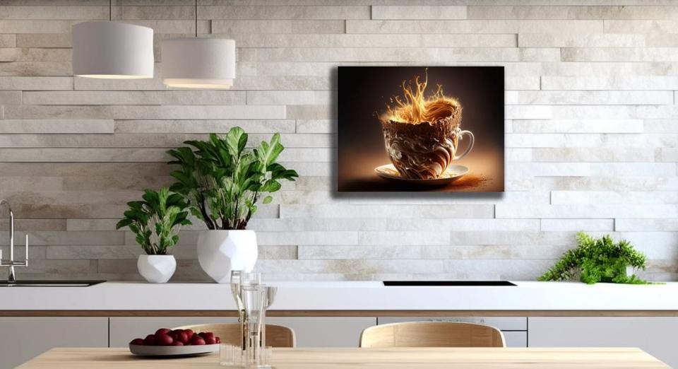 Wandbild auf Toilette 30x40cm HDF Wandbehang Dekoration Bild in Birkenfeld