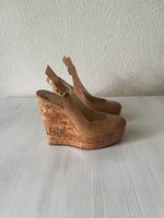 Korkschuh, neu, Christian Louboutin, Lack, Damen, beige, Designer Mitte - Tiergarten Vorschau