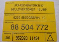 SPX Pollux Wärmezähler Rechenwerk B 501 Berlin - Pankow Vorschau