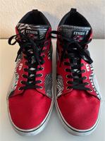 Etnies rot mit Zebramuster Gr. 48 Hessen - Vellmar Vorschau