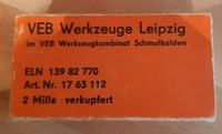 Verpackung Büroklammern aus DDR-Zeiten Sachsen-Anhalt - Südliches Anhalt Vorschau