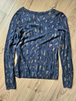 Hugo Boss Strickjacke Cardigan Wolle Pullover blau Leopard Gr XS Hessen - Maintal Vorschau