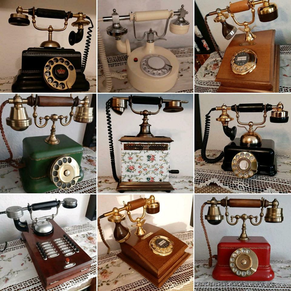 Schöne Telefone aus alten Zeiten,antik,Vintage deko,Nostalgie in Berlin
