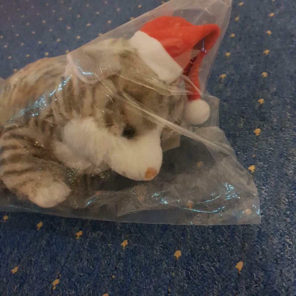 OVP Neu Katze Rolling Cat Weihnachten Mütze in Schwanewede