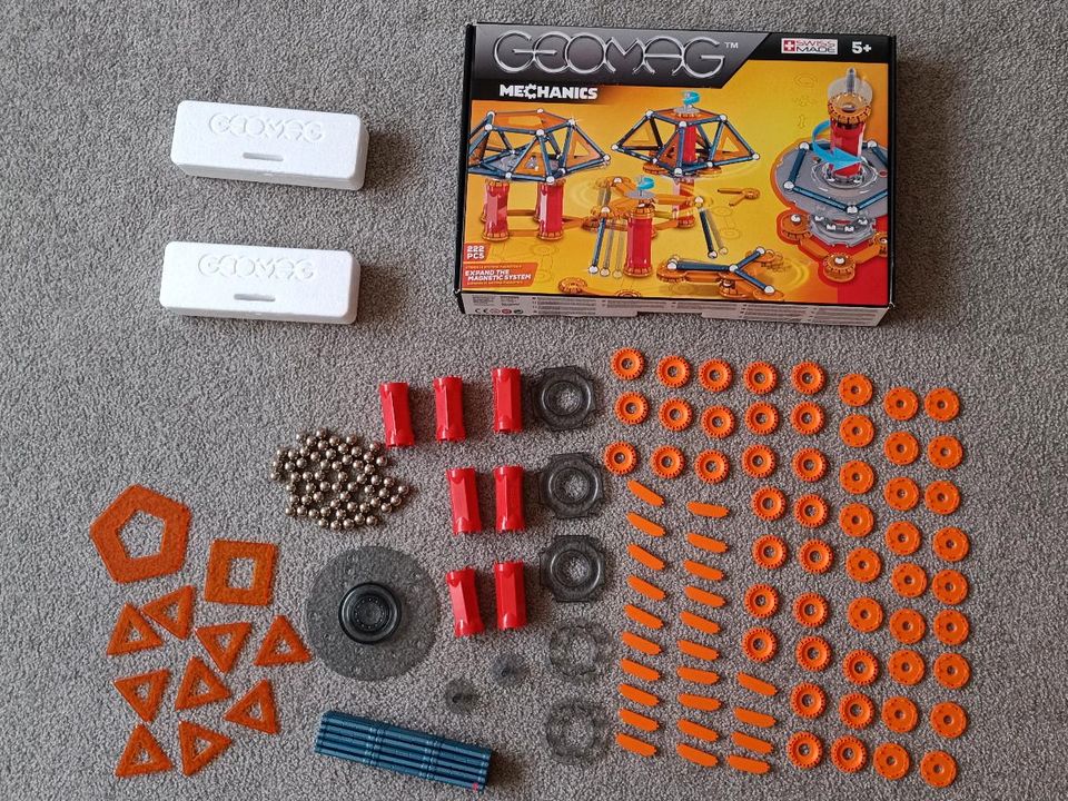 Geomag Mechanics Magnetspiel - 222 Teile - VOLLSTÄNDIG - OVP -723 in Sinzheim