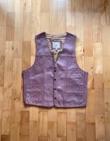 Vintage Lederjacke Weste in hellbraun Bayern - Lindau Vorschau