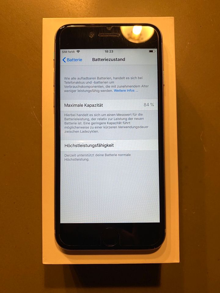 iPhone 6 - 64 GB - spacegrey - top Zustand! in Tappenbeck