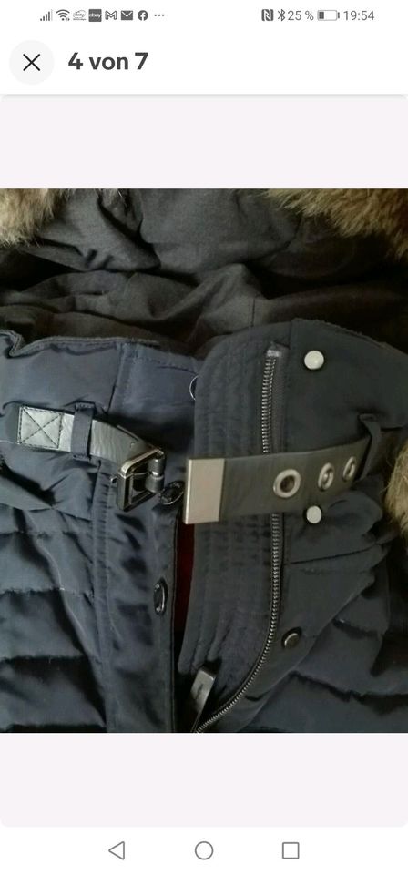 Winterjacke Jacke von s. Oliver blau 40 wie neu in Rotenburg