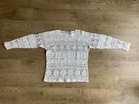 Creme farbener Leinen Pullover mit Lochmuster v„AVANOS“ in Gr.„M“ Rheinland-Pfalz - Nickenich Vorschau