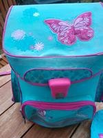 Büchertasche pink türkis mit Turnbeutel Bayern - Büchenbach Vorschau