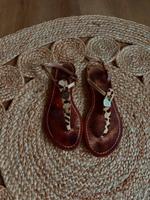 Ioannis zehtrenner Sandalen Leo boho Ibiza Leder Gold 38 Baden-Württemberg - Pforzheim Vorschau