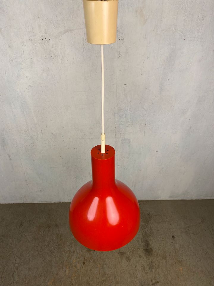 60er 70er Deckenlampe rot Space sage Design Retro Leuchte in Reutlingen