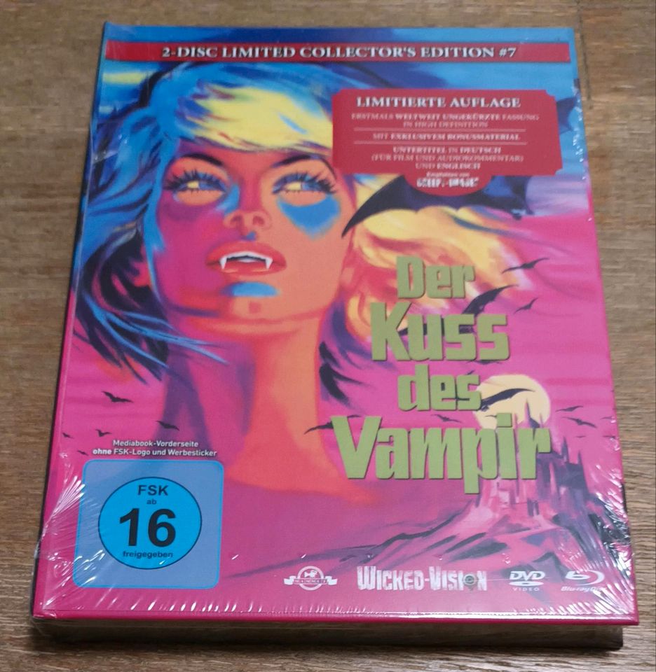 Der Kuss des Vampirs - Blu-ray Mediabook NEU/OVP - Hanmer Film in Leutenbach