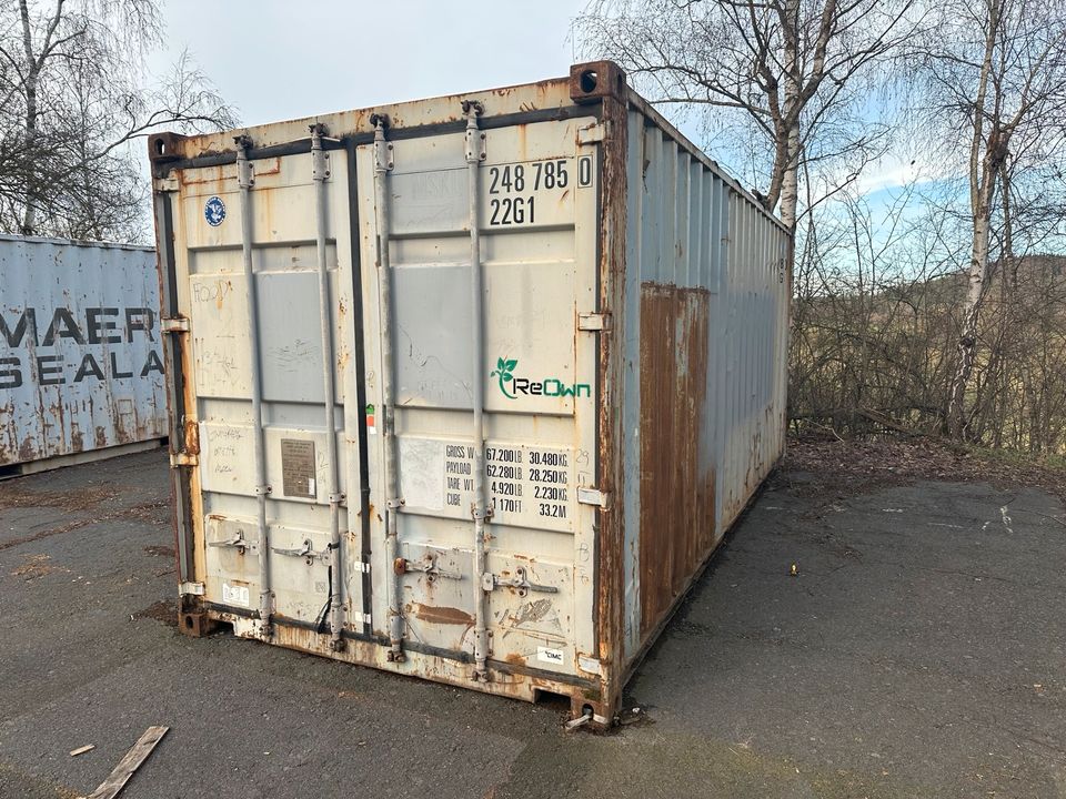 Seecontainer, Lagercontainer, 20ft, gebraucht, Lieferung mögl in Fulda