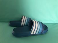 Badeschuhe Pantoletten Gr. 30 blau weiß Sachsen - Dahlen Vorschau