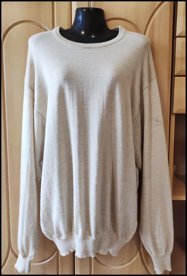 Burberry London Pullover - Feinschurwolle - creme - Gr 54 in Mönchengladbach