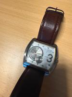 Guess Herrenuhr mit Lederarmband Sachsen - Mildenau Vorschau