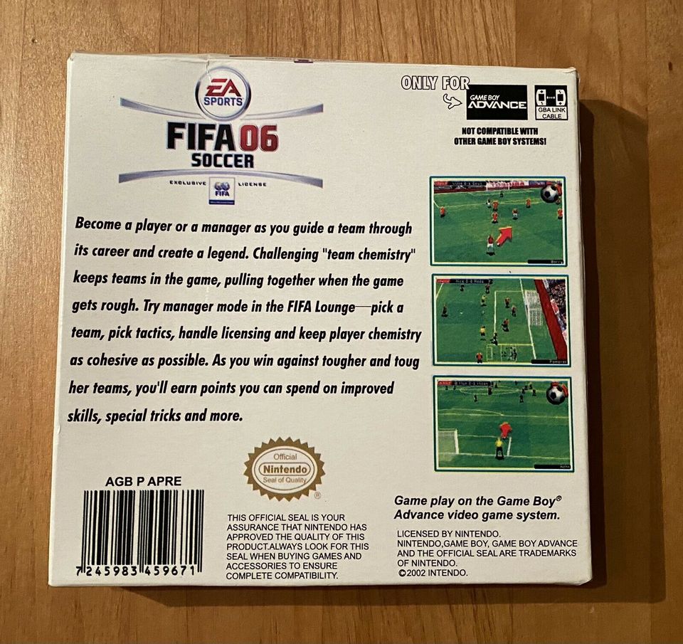 Gameboy Advance FIFA 06 SOCCER in Rietberg