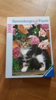 Ravensburger Puzzle 1000 Teile, Katze, Rosen Bayern - Weißenburg in Bayern Vorschau