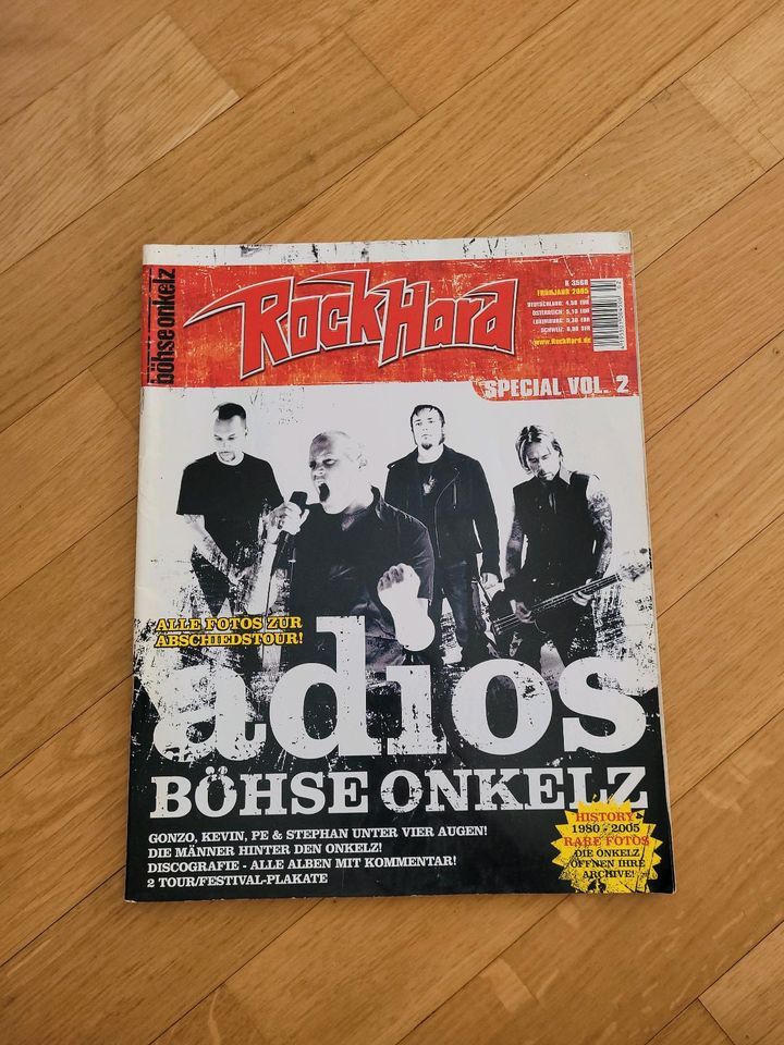 Zeitschrift Rock Hard Special vol.2 Adios Böhse Onkelz in München
