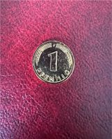 Vergoldeter Glückspfennig - 1 Pfennig J aus dem Jahre 1986 Niedersachsen - Goslar Vorschau