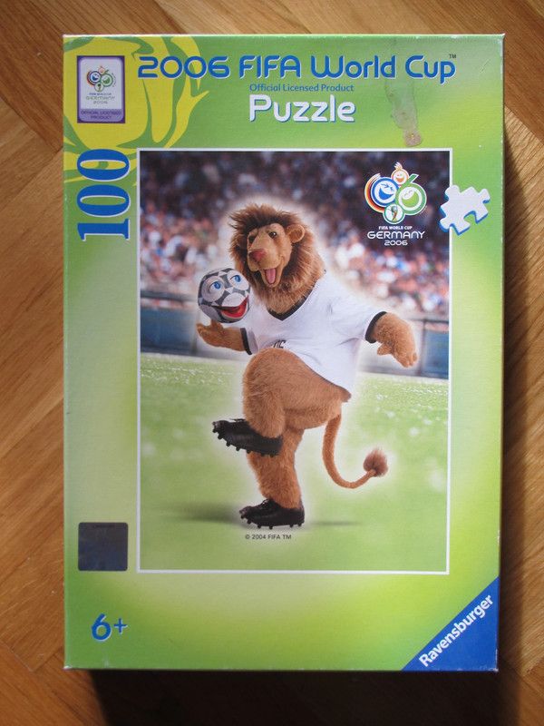 Puzzle 100 Teile Ravensburger Löwe Fußball FiFa World Cup 2006 in Radebeul