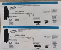 2 Tickets Kalk und Welk, 18.05.2024, Berlin Ernst-Reuter-Saal Leipzig - Großzschocher Vorschau