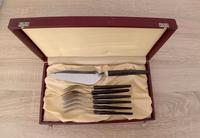 DDR  Vintage Besteck Tortenheber mit 6 Kuchengabeln Sachsen-Anhalt - Thale-Friedrichsbrunn Vorschau