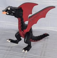 Playmobil Drache, Höhe ca. 10cm, schwarz-rot Baden-Württemberg - Leinfelden-Echterdingen Vorschau