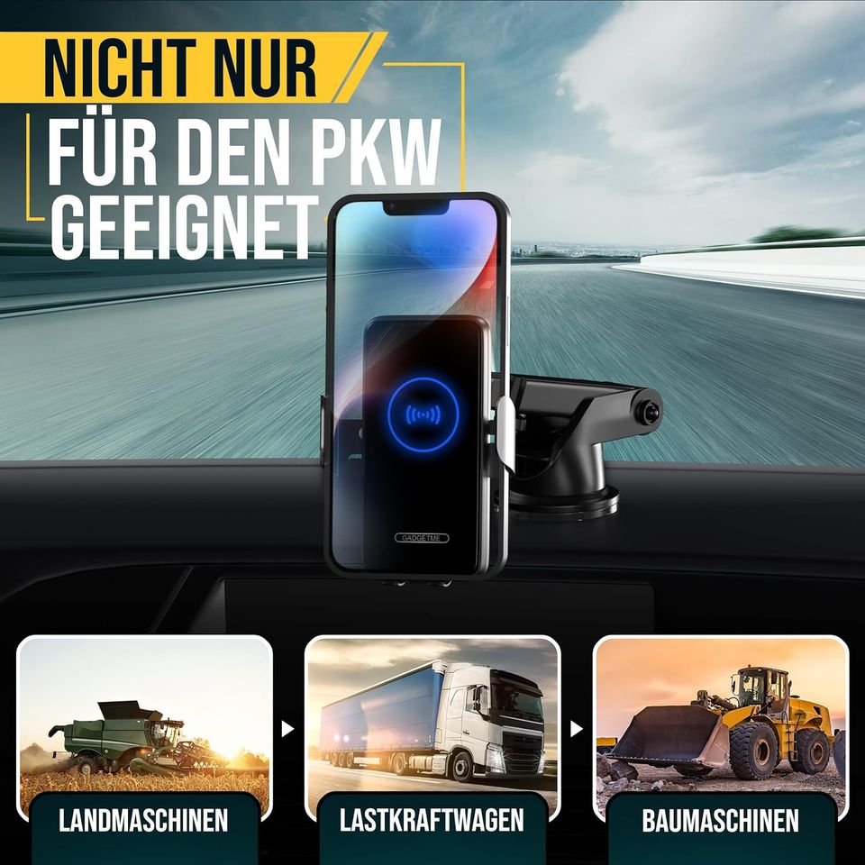 NEU Universal Auto Handyhalterung-Kabellos,iPhone,Samsung,usw. in Schwindegg