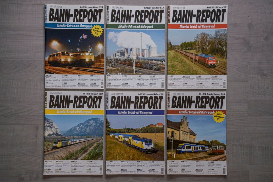 BAHN-REPORT Hefte, Jahrgang 2010 in Bad Friedrichshall
