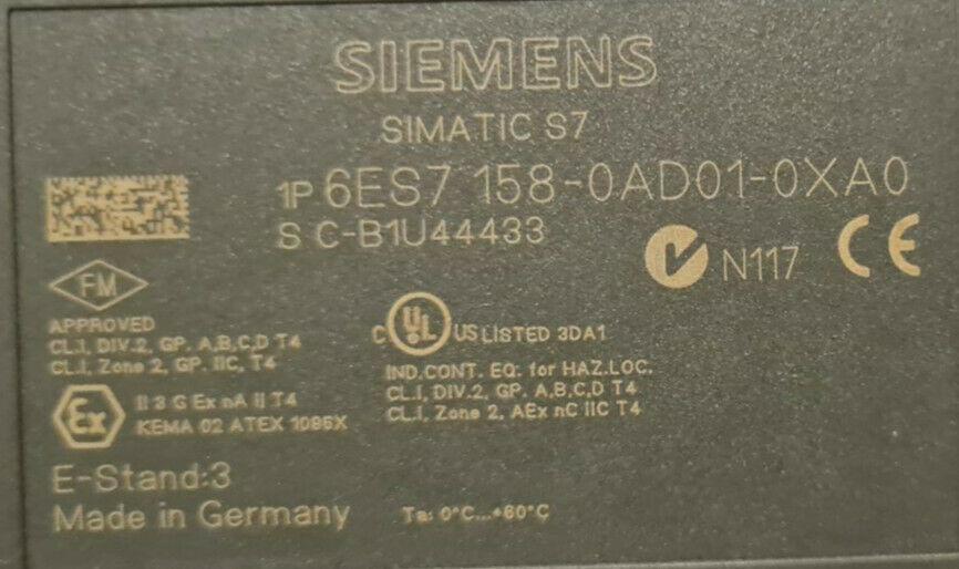 Siemens SIMATIC DP/DP Coupler 6ES7 158-0AD01-0XA0 in Petersberg (Saalekreis)