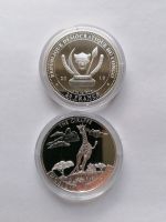 Kongo WORLD´S WILDLIFE 1. Ausgabe 2019 Giraffe 1 OZ Silber Nordrhein-Westfalen - Kirchhundem Vorschau