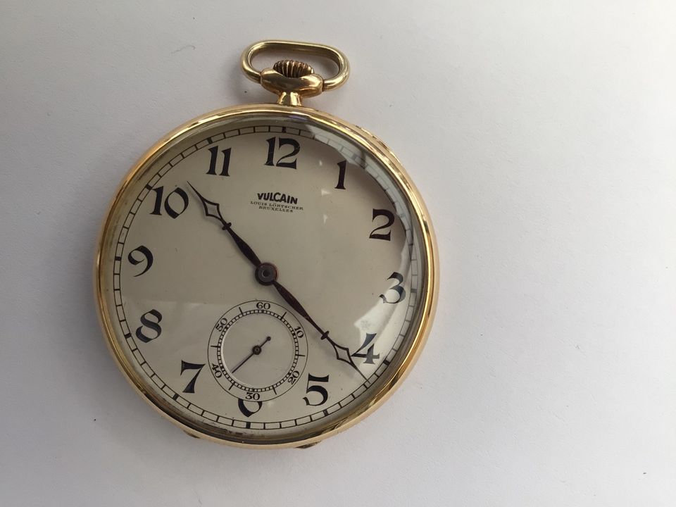 Taschenuhr Vulcain 18K in Aachen