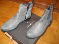 Damenstiefelette - MARIPE, Veloursleder, Gr. 38,5, - grau – wie n Niedersachsen - Harsum Vorschau