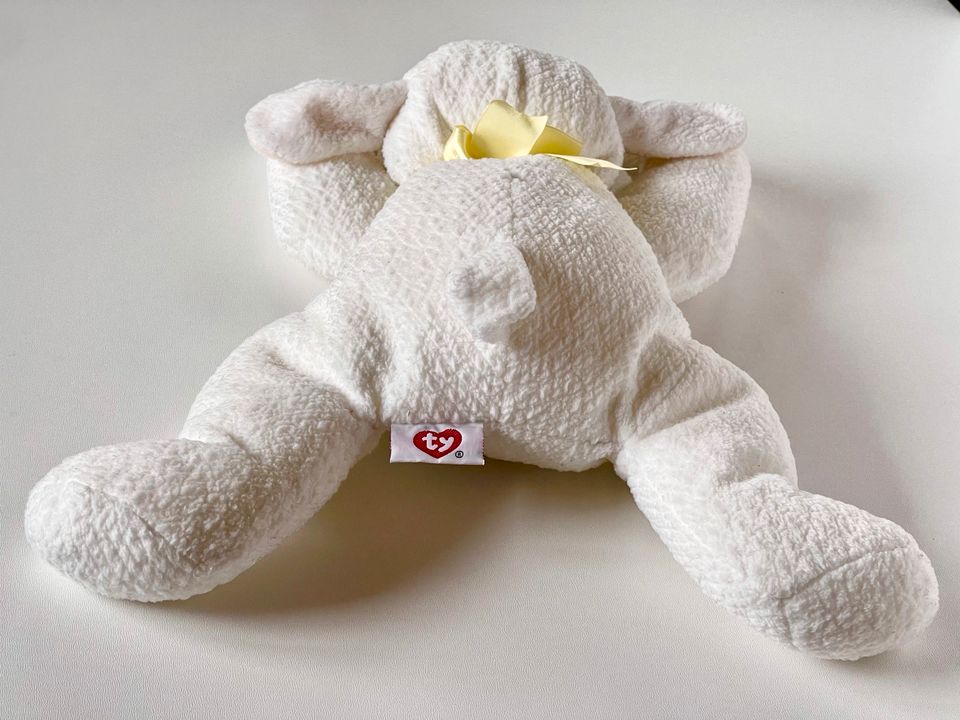 TY Beanie Babies Schaf Lamm Stofftier Baby Kuscheltier Plüschtier in Erbes-Büdesheim