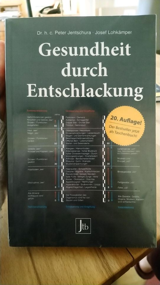 Taschenbuch Gesundheit durch Entschlackung Dr. Peter Jentschura in Ravensburg