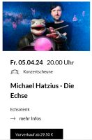 1 Eintrittskarte Michael Hatzius "Die Echse" Niedersachsen - Bleckede Vorschau