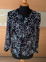 Bluse S.Oliver Black Label Gr. 40 schwarz/blau Floral Blumen Niedersachsen - Bendestorf Vorschau