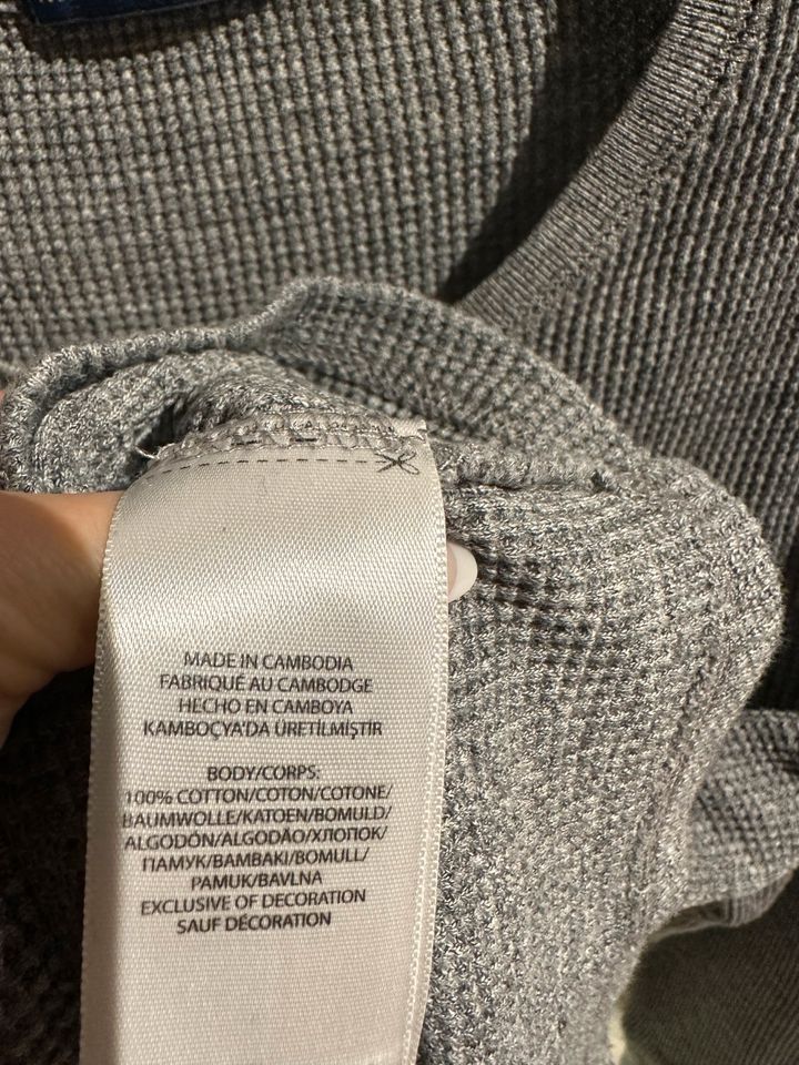 Polo Ralph Lauren Pullover / 100% Baumwolle /Grau in Jesteburg