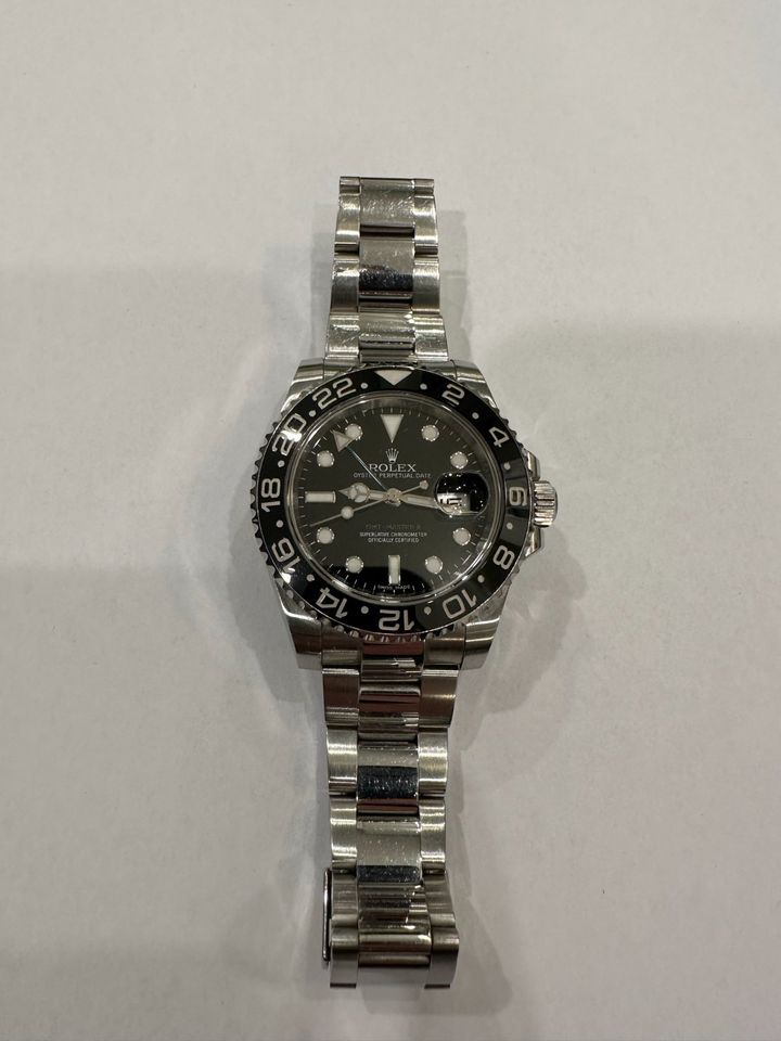 Rolex GMT Master 2 schwarz Ref. 116710LN im Fullset in Waltrop