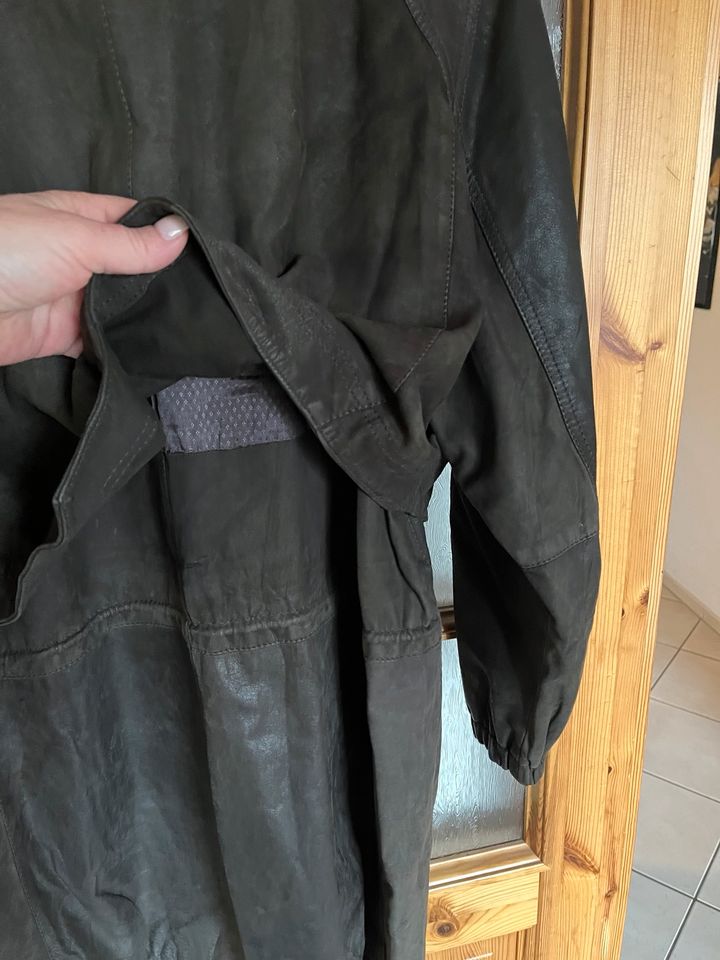 Lederjacke/Mantel Vintage Gr.38 in Edermünde