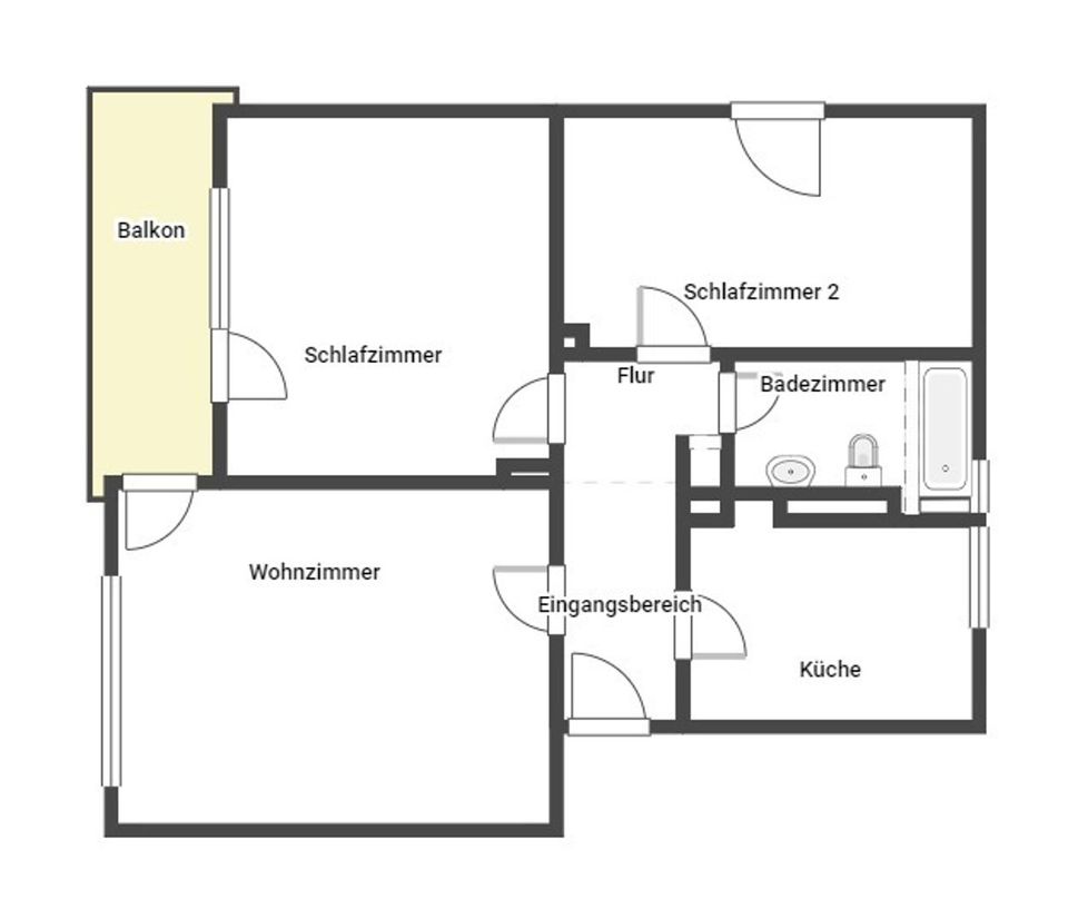 Gute Lage! Eigentumswohnung mit 3 Zimmern, Balkon und Garage in gepflegtem Zustand! in Bonn
